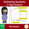Estimating Quotients with Compatible Numbers - Single Digit Divisor