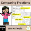 Comparing Fractions Worksheets