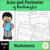 Area and Perimeter of Rectangles Worksheets